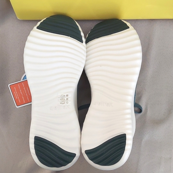 Aetrex Shoes, Sz 6, Carly Teal Blue, Arch Support, Stretch Fabric, Lace Up, NEW! - Picture 7 of 10